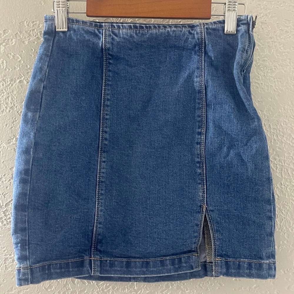 Pacsun Women's Blue Denim Mini Skirt Size 24